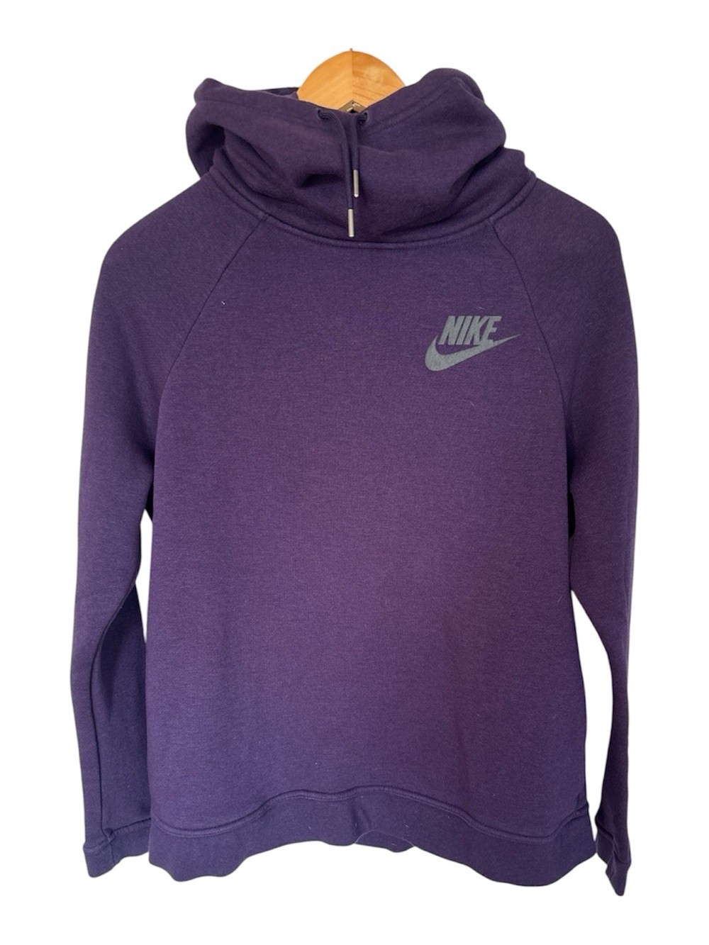 Nike Purple High Funnel-Neck Pullover
